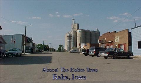 Main Street Rake Iowa